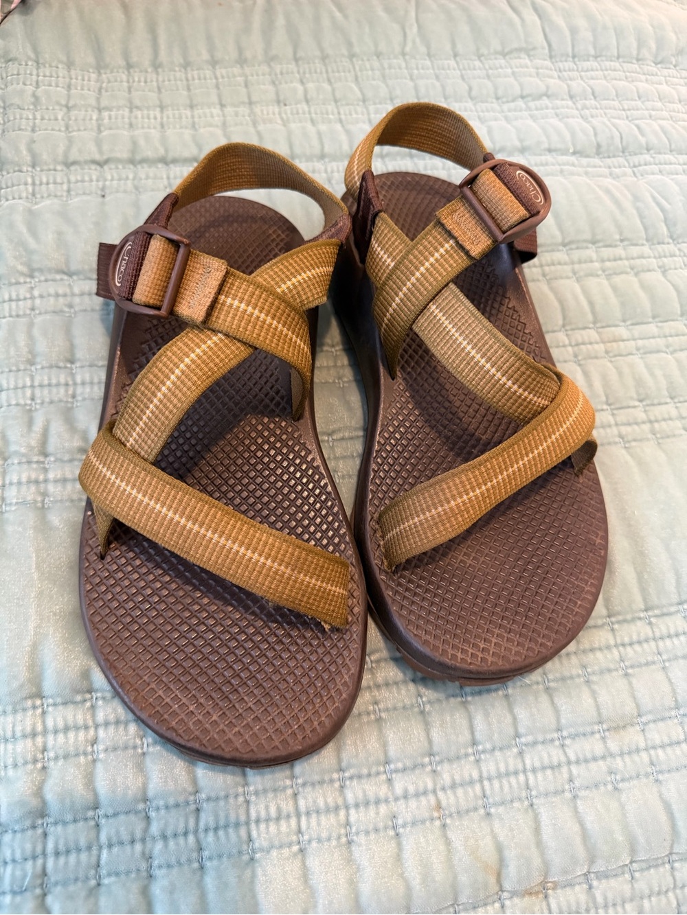 Chaco Brown and Tan Strappy Sandals